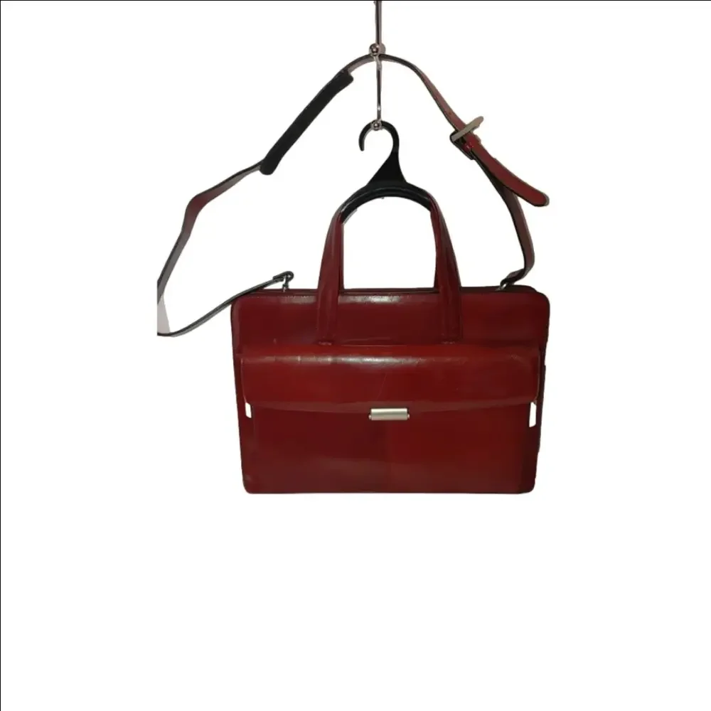 Vera Pelle Leather Laptop Attache Case